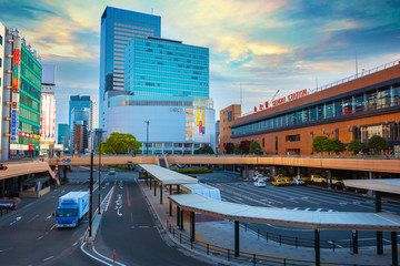 Sendai Station in Sendai, Japan