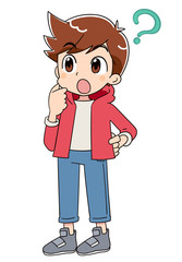 男の子 （アニメ・ゲーム風テイスト）