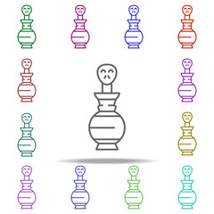 Indian snake icon. Elements of India in multi color style icons. Simple icon for websites, web design, mobile app, info graphics