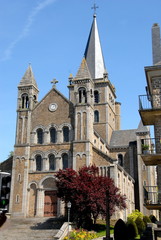 Fototapeta na wymiar Eglise de Vire, département de la Manche, France
