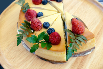 New York Cheesecake and Chocolate Cake For the festive season.