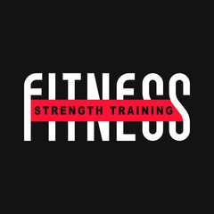 Fitness strength training logo vector