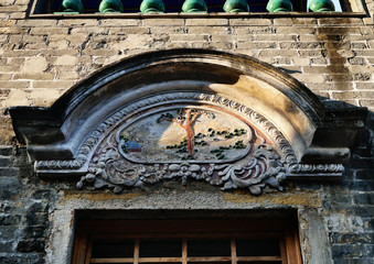 China, Guangdong province, Foshan Lingnan Tiandi (Xintiandi) area uses modern techniques to transform the precious historical buildings of the typical Lingnan style.