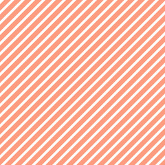 Pastel orange seamless striped pattern vector