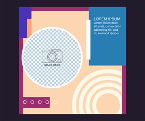 Fototapeta premium Multipurpose social media kit booster. Alternate design is available for your need, suitable for your promotion