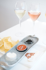 Wine and Caviar