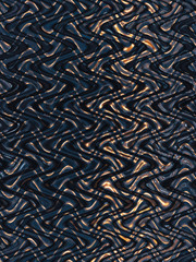 Abstract background in black, grey, blue, and orange tones