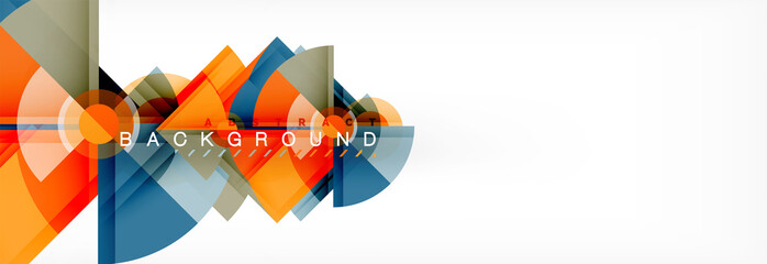 Modern geometric abstract background