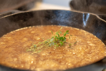 soup with meat and vegetables