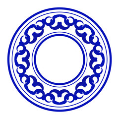 porcelain round frame