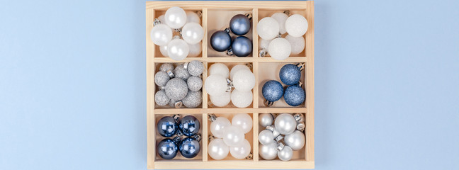 New Year or Christmas decoration background