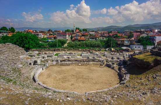 Ancient Nicaea Roman Theater, Iznik, Bursa, Turkey.