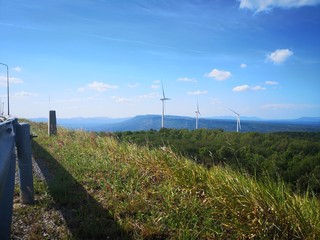 Obraz premium wind turbine at Korat Thailand energy