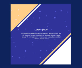 Social media banner template