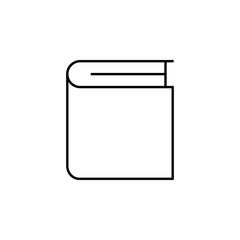 edition, book cover icon. Element of editorial design icon. Thin line icon for website design and development, app development. Premium icon