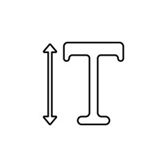 edition, scale icon. Element of editorial design icon. Thin line icon for website design and development, app development. Premium icon