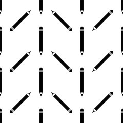 Pencil Icon, Pencil Seamless Pattern