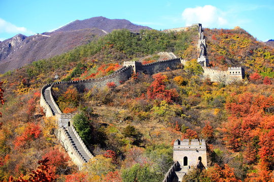 The Great Wall in autumn