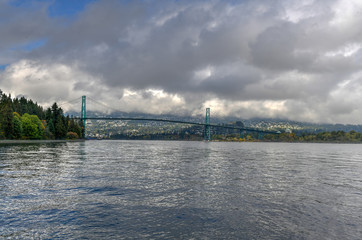 Fototapeta premium Lions Gate Bridge - Vancouver, Canada