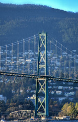 Fototapeta premium Lion's Gate Bride - Vancouver, British Columbia, Canada