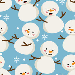 Christmas holiday season seamless pattern.