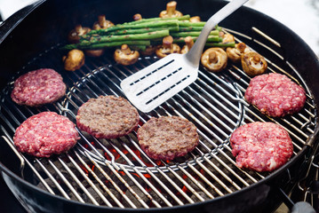 grilled cutles with vegetables