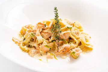 pasta with salmon