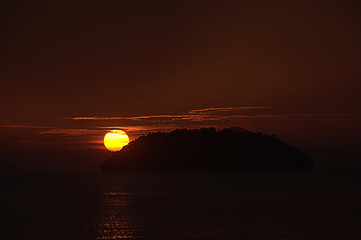 Beautiful landscape in Sabah, Borneo.