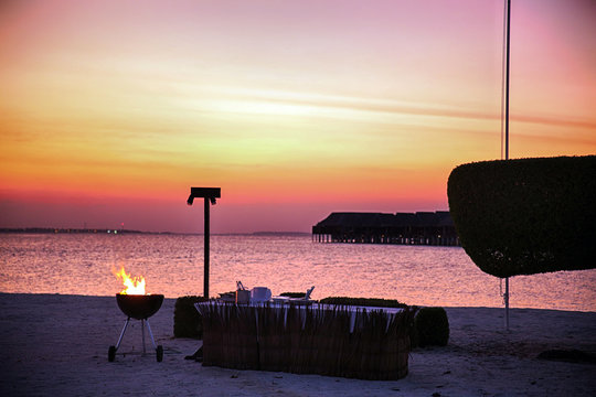 The maldives sea view