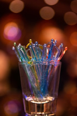 Colorful sword toothpicks