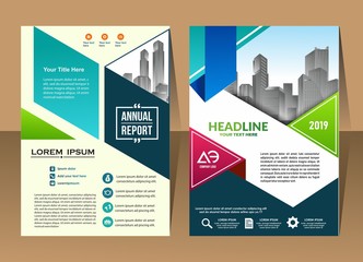 abstract cover and layout for presentation and marketing
