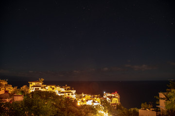 night landscape Mexico