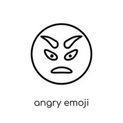 Angry emoji icon from Emoji collection.