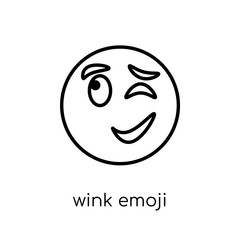 Wink emoji icon from Emoji collection.