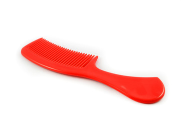 red comb isolated on white background