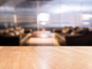 Table top with Blur sofa and pillows Home Interior decoration