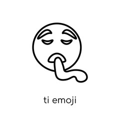 Tired emoji icon from Emoji collection.