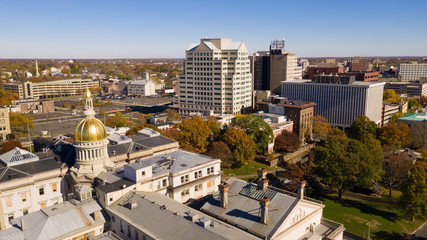 Obraz premium Urban Downtown City Skyline Trenton New Jersey State Capital