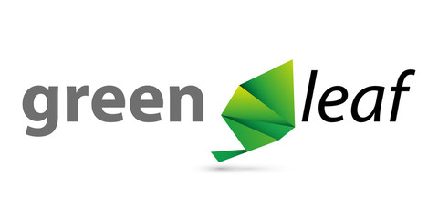 zielony liść logo wektor © Rzoog