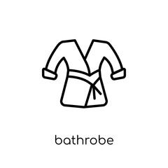 Bathrobe icon from Hotel collection.