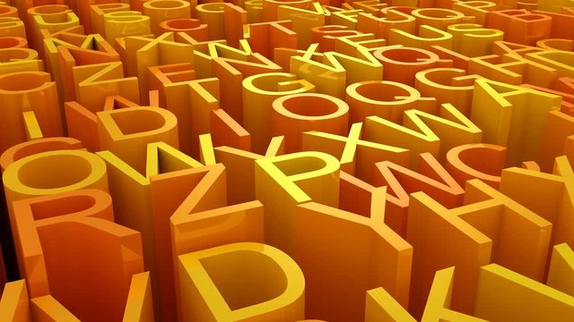 Background of Letters
