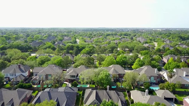 West Hoston (Katy) TX Homes Arial Drone