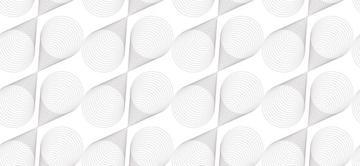 abstract wired seamless pattern with cones grid soft silver