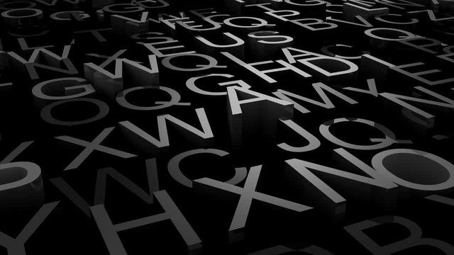 Background of Letters
