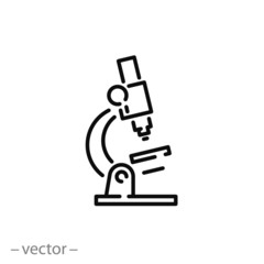 microscope icon vector