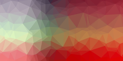 Obraz premium Abstract Low-Poly Triangular Modern Geometric Background. Colorful Polygonal Mosaic Pattern Template. Repeating Routine With Triangles. Origami Style With Gradient. Futuristic Design Backdrop