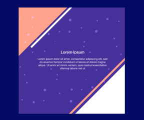 Social media banner template