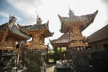 Naklejka premium the temple in Bali