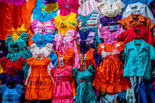 A traditional Mexican clothing in Nuevo Progreso, Mexico