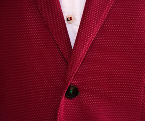 saco con camisa blanca